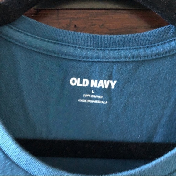 Old Navy teal short sleeve graphic tee in size L - Picture 4 of 5